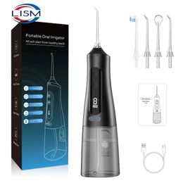 LISM – irrigateur buccal, Jet dentaire Portable, Rechargeable par USB, Jet d'eau, réservoir d'eau de 310ML, nettoyeur de dents étanche, 240307