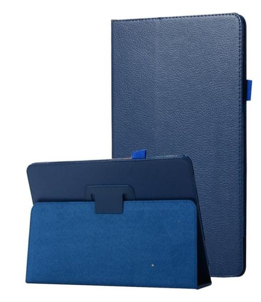 Litchi Book Flip Cover Pu Leather Case pour Samsung Galaxy Tab A 105 SMT590T595 T590 T595 2018 Tablette Gift1042656