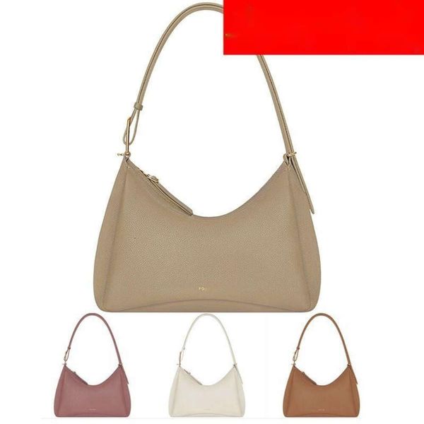 Sac à main en cuir de grain Litchi Sac à bandoulière pour femme Sac de designer Polen Sacs à aisselles de grande capacité Simple Fashion Totes Femmes Messenger B AG