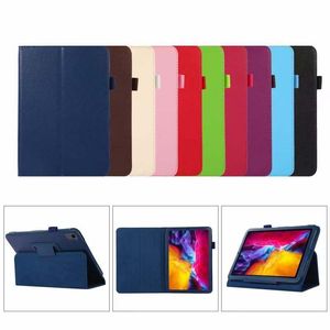 Fundas plegables de cuero Litchi para ipad 10,2 10,5 2/3/4 air1 air2 pro 9,7 mini 6/2/3/4/5/6 11