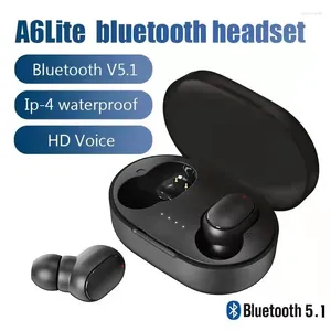 Lite TWS Bluetooth-oortelefoon Draadloze 5.0-hoofdtelefoon Stereo-headset Sport-oordopjes Microfoon met oplaaddoos voor smartphones