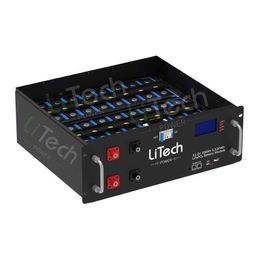 LiTech 100kWh 200kWh 500kWh 1MW Système solaire LiFePO4 Batteries au lithium-ion Conteneur Système de stockage d'énergie