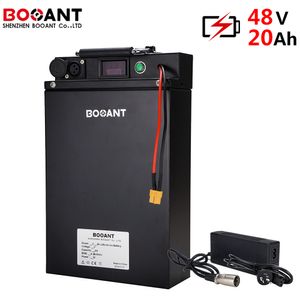 Lithium-ionbatterij 13S 48V 20AH elektrische fiets voor Samsung 18650 cel 1000W 1500W-scooter met 2A-oplader