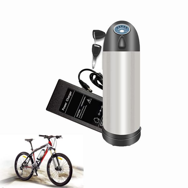 Batería de iones de litio 36v 13ah 14Ah 15Ah 17.5Ah 48V 12Ah Botella de agua Bicicleta eléctrica akku Batería recargable 750W Cargador Bms Paquete de impuestos de aduana gratis