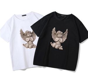 Little Angel Statue Hip Hop Print T-shirt Men Men Fashion Tee Tops Tops Streetwear Peace and Love HARAJUKU Pattern Men039s Tshirt S5MC67489171