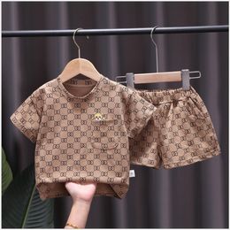 Petits garçons vêtements ensembles été enfants à manches courtes T-shirt + Shorts 2 pièces ensemble enfants costume bébé garçon tenues décontractées