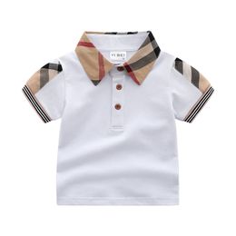 Kleine kinderen shirts met korte mouwen 2-6 jaar jongens tee tops mode sport outfits ontwerpers kleding 1-6y