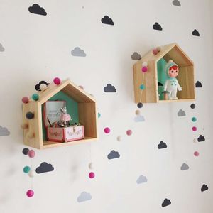 Kleine wolk muurstickers voor meisje babykamer muurstickers kinderkamer slaapkamer woonkamer woondecoratie decoratieve stickers