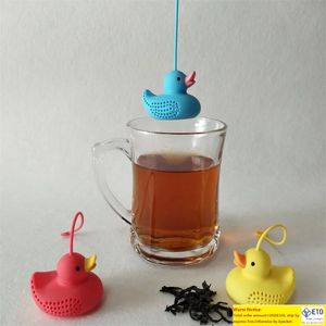 Little Duck Infuser Yellow Red Blue Color Duck Tea Bag Mini Tea Strainer