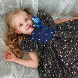 Robe de fête de petite fille fleur robe fille mariage 1 2 3 4 5e anniversaire robe pour enfants princesse tulle