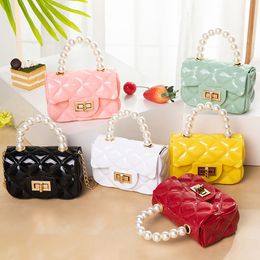 Kleine meisjes crossbody portemonnees jelly handtas mini casual messenger schoudertas voor kinderen