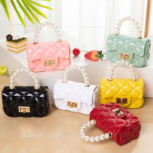 Little Girls Crossbody Purses Jelly Handbag Mini Casual Messenger Shoulder Bag for Kids