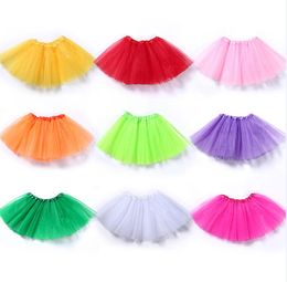 Kleine meisjes'tutu rok multipack prinses drie gelaagde tule ballet rokken voor kinderen z1845-09 50 stks