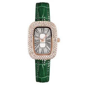 Little Green Watch Women Watch Women Watch Dove Egg Net Red Tiktok Kwai Live Rhinestone overal over de Sky Star Womens Watch