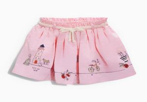 Little Maven 2020 Nieuwe Zomer Baby Meisje Kleding Katoenen Rok Kinderen Roze Mini Print Rokken S0750 Y2007042873595