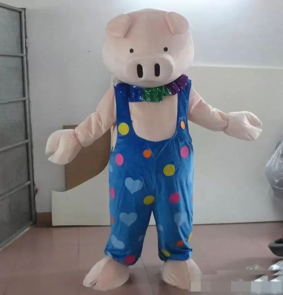 Petit porcelet cochon mascotte Costumes Halloween fantaisie robe de soirée personnage de dessin animé carnaval noël publicité de Pâques fête d'anniversaire Costume tenue