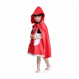 Petit chaperon rouge Costume Princ Dr Noël enfants Cosplay Performance mascarade femme conte de fées i9F2 #