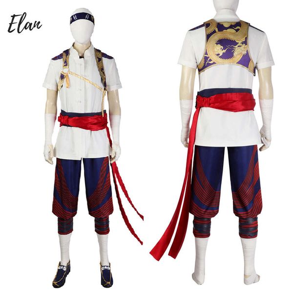 Liu Kang Costume de Cosplay Combat Liu Kang Costume de Combat Halloween Comic Con déguisement pour homme