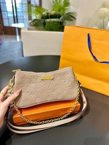 Liv pochette Sacs sous les bras sac de créateur de marque de mode sac fourre-tout en cuir véritable chaîne de conception paquet de corps croisé pochette sac à main sacs de soirée portefeuille