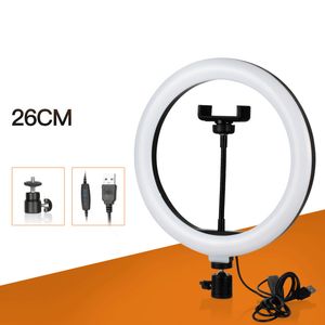 Live fill light beauty 10 inch LED ring light 26CM photography ringlight selfie camera free shipping