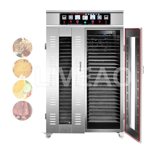 Liveao Commercial Kitchen 40 plateaux Drying Machine Fruit industriel S￩cheur de l￩gumes S￩cheur Herbes Herbes D￩shydrateur