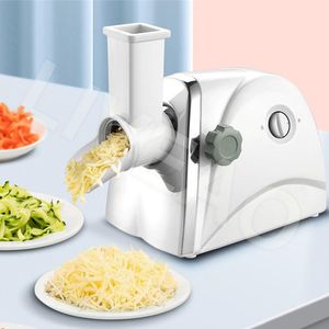 LIVEAO Comercial Cocina Queso Slicer Trituradora 300w Vegetal Trituradora Máquina Rebanadora Mozzarella Rallador