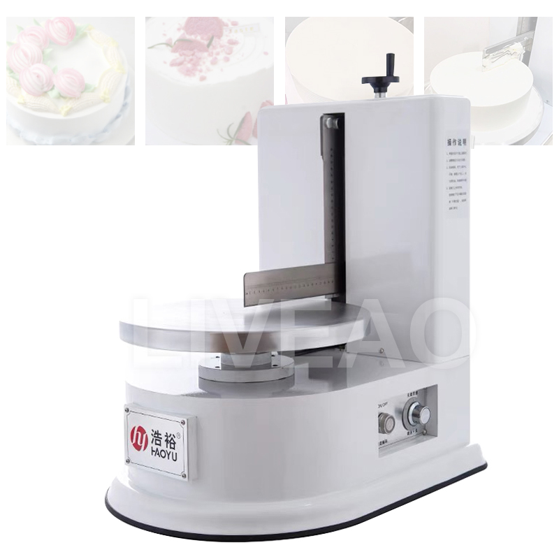 Liveao Kitchen Electric Birthday Cake Spreing Machine Machine Plâtre Crème Rebing Maker