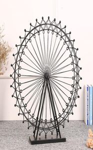 Salle nordique vivante Ferris Wheel Iron TV Cabinet Home Decoration Creative Wedding Gift8430555