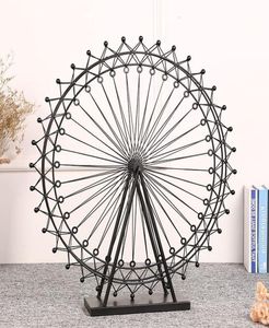 Salle nordique vivante Ferris Wheel Iron TV Cabinet Home Decoration Creative Wedding Gift3474947