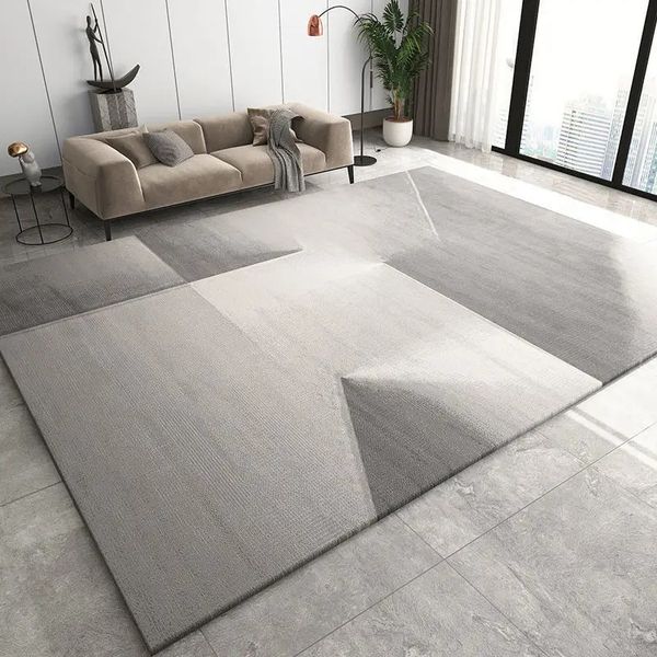 Alfombra para sala de estar, dormitorio, resistente a la suciedad, sin lavado, fácil de cuidar, manta para cama, sofá, mesa de té, área grande 231220