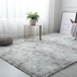 Alfombra antideslizante para sala de estar y dormitorio, alfombras antideslizantes suaves y gruesas de 160cm y 230 cm, alfombra moderna, rosa, gris, caqui claro, 3 colores