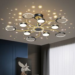Woonkamerplafondverlichting Moderne minimalistische sfeer Sterrenhemel Eetkamerlamp Scandinavische studeerkamer Decoratieve lampen