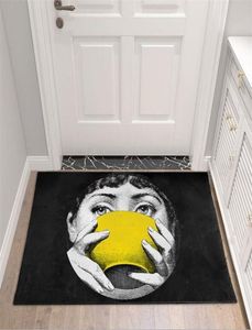 Woonkamer deur vloer mat badkamer Noordse huis binnen slaapkamer woonkamer vierkante tapijtmat keuken tatami tapijt y2005279140727
