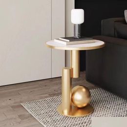 Woonkamer meubels 1 stks creatieve home salontafel eenvoudig staand Noordisch klein unieke esthetische ronde minimalistisch leven voor binnen dhxja
