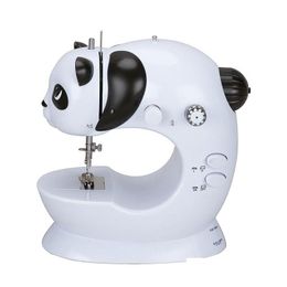 Woonkamermeubilair Fanghua Mini Panda Naaimachine Huishoudelijke Mtifunction Dubbele draad en snelheid -Arm Crafting Herstellen Drop Delivery Dhmkp