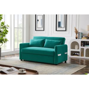 Woonkamermeubilair Vrije tijd Loveseat Bank Met 2 Kussens Blauw Drop Levering Huis Tuin Dheuc