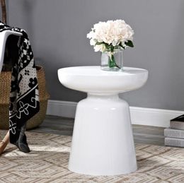 Woonkamer meubels martini luxueus sidetable single stoel tabel vrije tijd koffie metaal wit zwart8224029