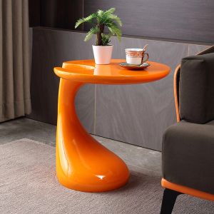 Muebles de la sala de estar Pequeñas mesas redondas de café Simple Desktop Mesa de tulipán Mesa de comedor moderno