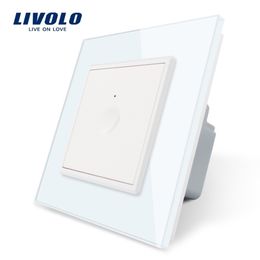 Livolo EU Standard New SeriesWall Touch Switch1 Gang 1Way Touch AC 220250 7 opciones de colores Llave de plástico sin logotipo T200605