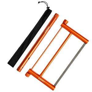 Lixada Opvouwbare Houtzaag Aluminium Hand Draagbare Mini Tuin Bucksaw Houtbewerking Outdoor Survival Gereedschap Met Pouch 240117