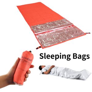 LIXADA HERUBUISTable Camping Ultralight Sleeping Bag Survival Tourism Hiking Climbing Single Keep Warm Pouch 20072cm 240416