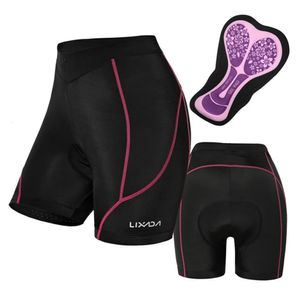 LIXADA Women Cycling Shorts 3D Foam Gel Gevotte schokbestendige Mountain Racing Bike Ademfiets ondergoed ondergoed 240511