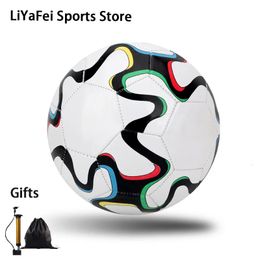 LIYAFEI Maat 5 Volwassenen Man Voetballen Voetballen Training Outdoor Indoor Standaard Futsal Voetbal Gratis Luchtpomp Tas 240111