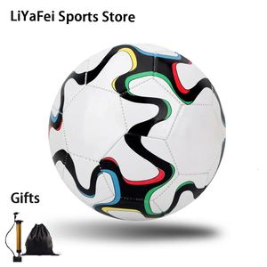 LIYAFEI taille 5 adultes ballons de football pour hommes ballons de football entraînement extérieur intérieur Standard Futsal Football sac de pompe à air gratuit 240111