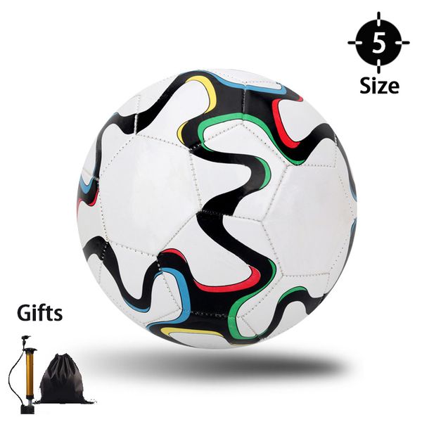 Liyafei Size 5 Adultos Fútbol Man's Football Balls Entrenamiento de balones de fútbol de fútbol de fútbol de interior de interior