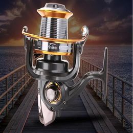 LJ3000-9000 12 1BB Heavy Fishing Reels Big Spinning Reels L R Hand Exchange 5 21 Reels Gapless bearing All Metal Reel High qu256t