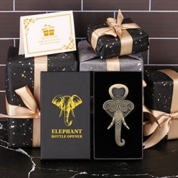 Cadeaux d'éléphants lkkcher pour femmes ouvre-bouteille de bière avec idées de boîte cadeau