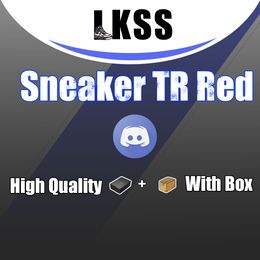 LKSS Jason Shoes Tr Red Red Quality en cuir de haute qualité avec boîte pour l'homme et les femmes