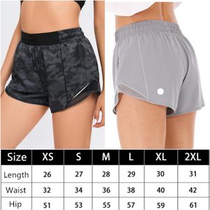 LL 0102 Mujeres Equipo de yoga Pantalones cortos para niñas Correr Damas Casual Porristas Pantalones cortos Entrenador para adultos Ropa deportiva Ejercicio Fitness We264Z