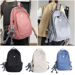 LL-127 Femmes Sacs Sacs À Dos Pour Ordinateur Portable Gym Sports De Plein Air Voyage Casual Étudiants École Sac À Bandoulière Étanche Sac À Dos Sac À Dos Sac À Dos